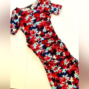 Isabella Oliver floral maternity dress.